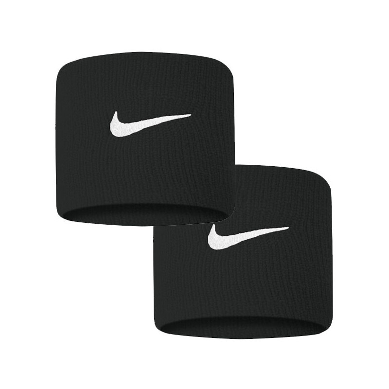 Poignets éponge Nike taille simple noir