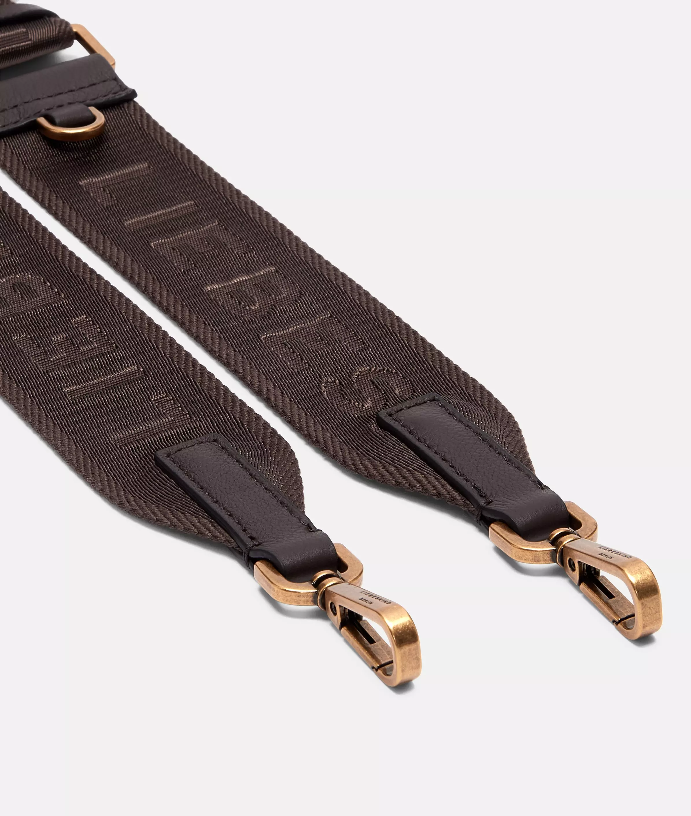 Shoulder strap with logo Wide jacquard shoulder strap