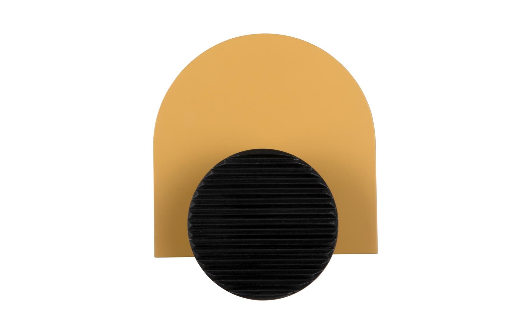 Wandhaken Single Knob, MDF, Ochre yellowKleiderbügel mit Einzelknopf