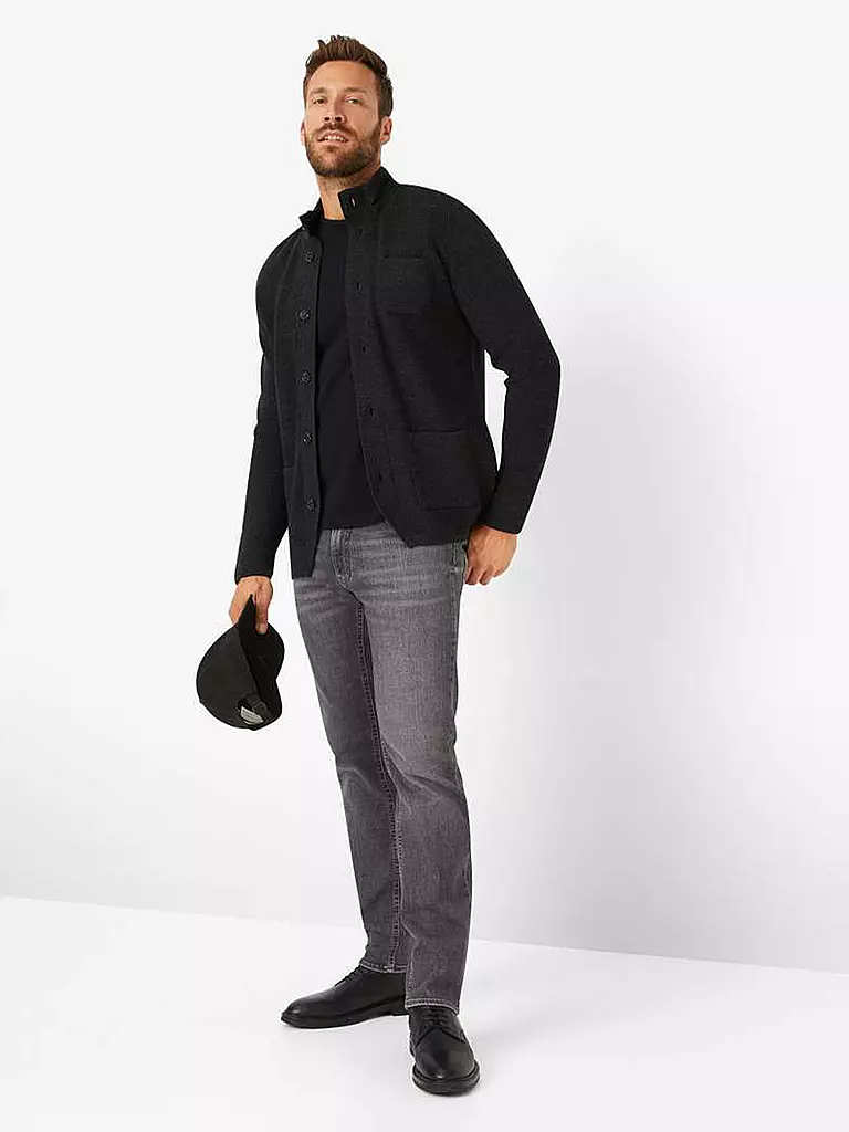 BRAX Strickjacke JEREMY grau