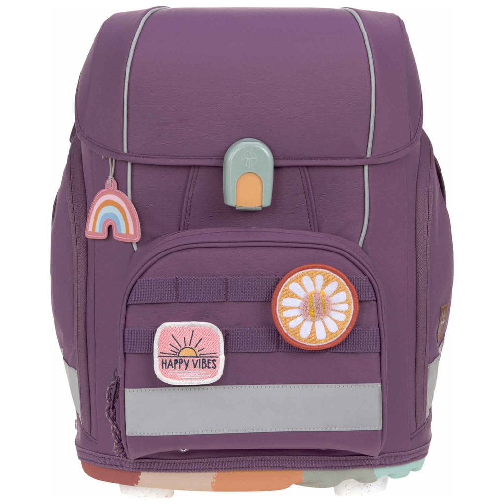 LässigLässig   BOXY Unique Schulranzenset purple