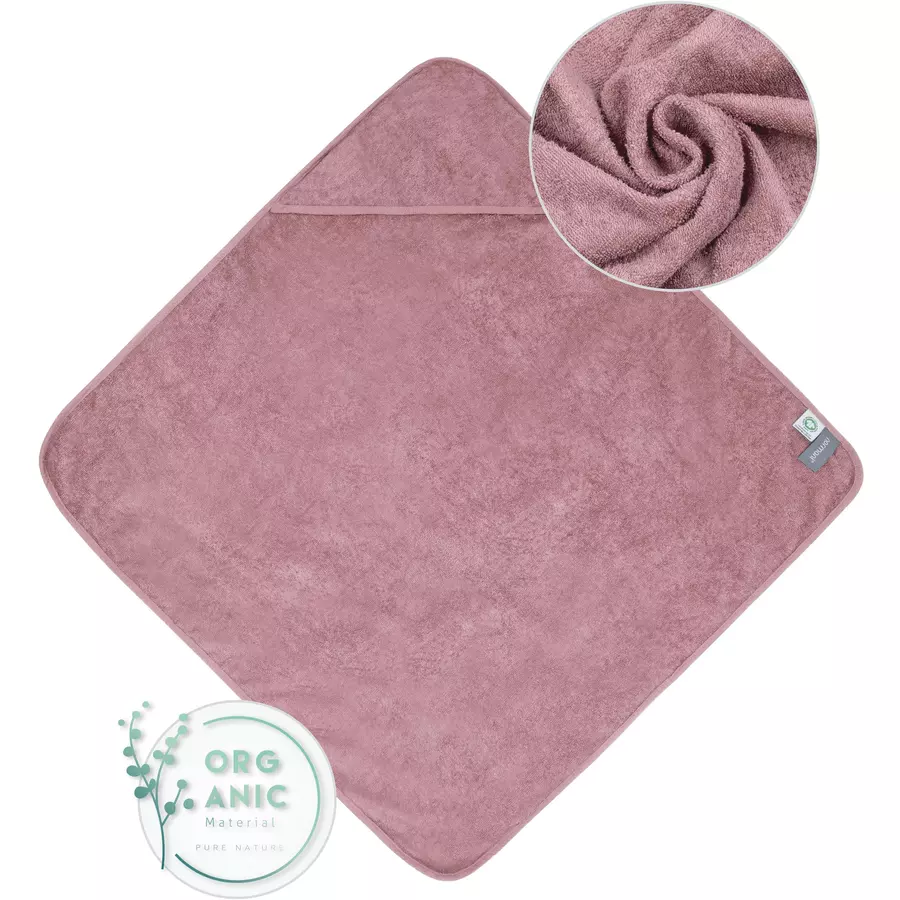 normani 2x Baby Wickeltücher aus Bio-Baumwolle Rosa