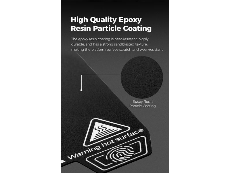 Creality K2 Plus Epoxy Resin Bauplatte Federstahl Platte zum K2 Plus
