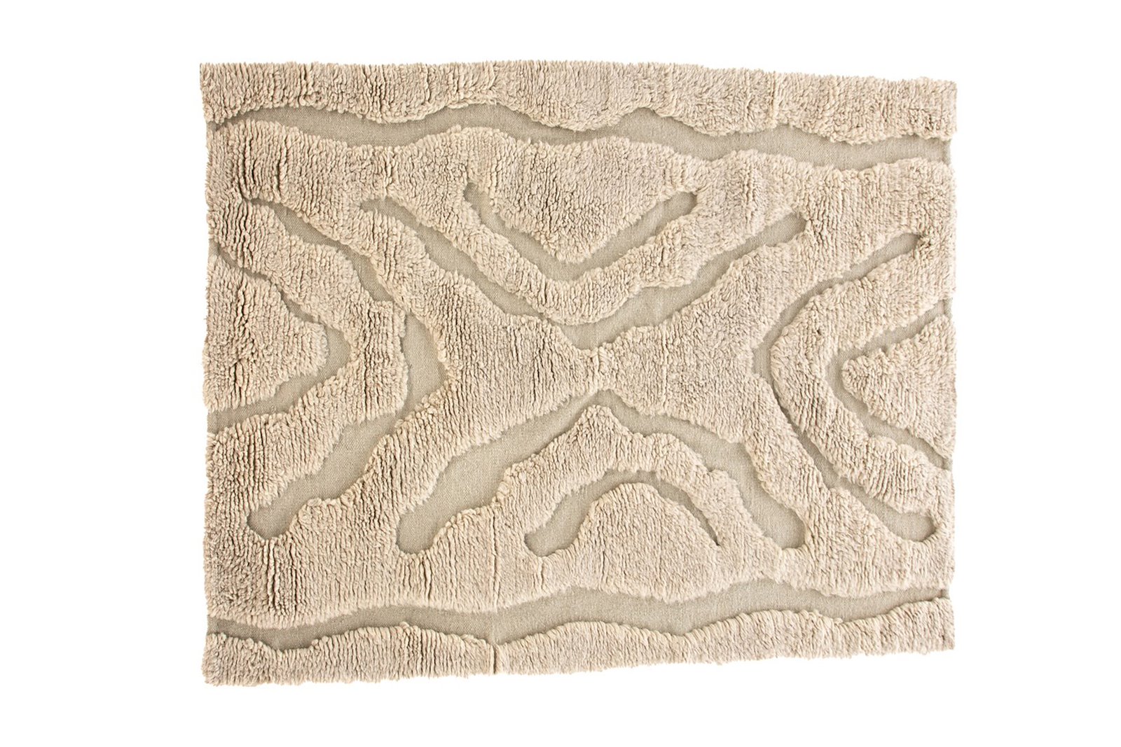 Trondheim gulvteppe Teppe 170x240, beige/hvit