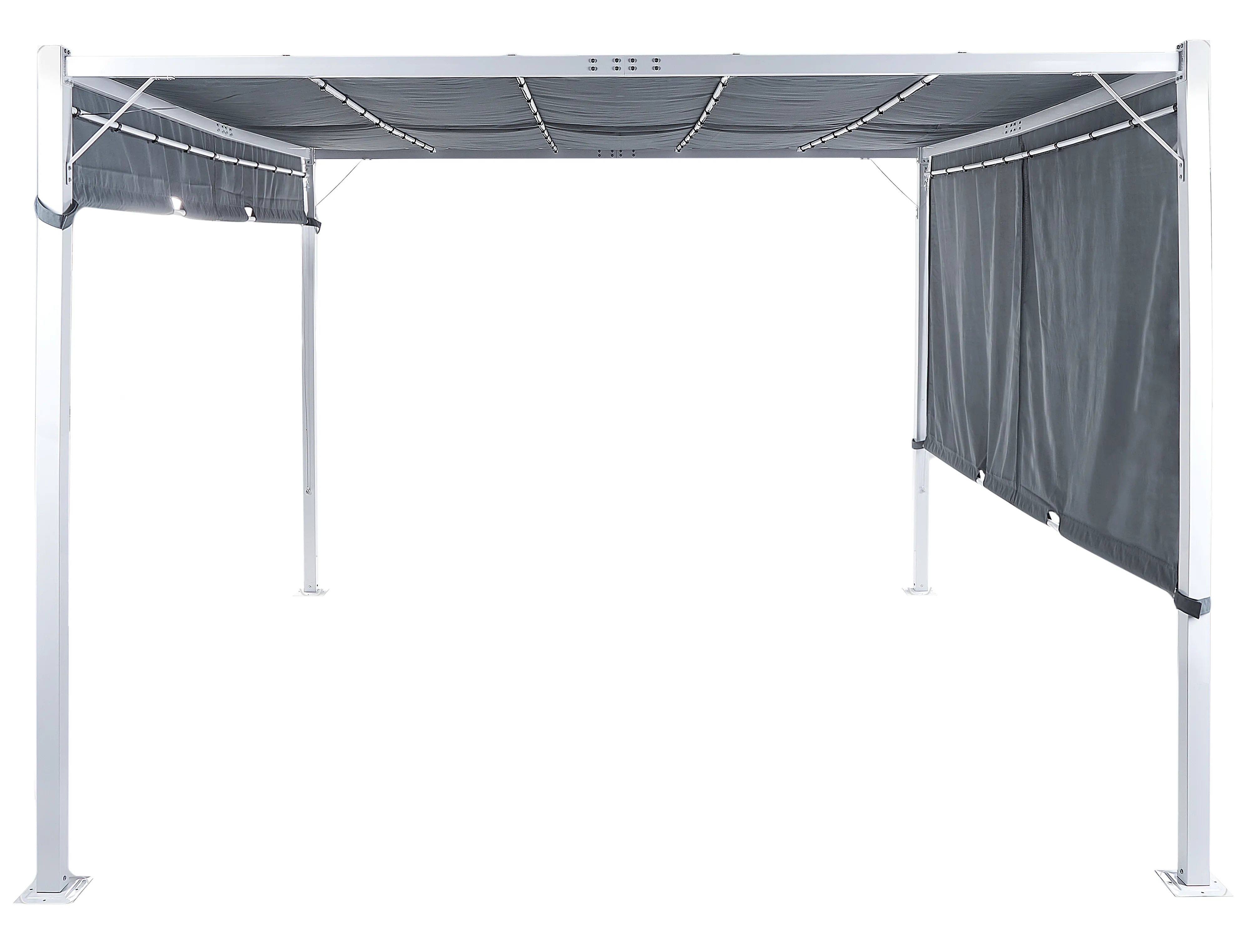 Paviljoen LED PARGA Metaal 310 cm 310 cm Grijs