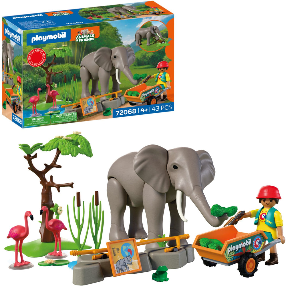 Køb Playmobil® Elephant With Zookeeper