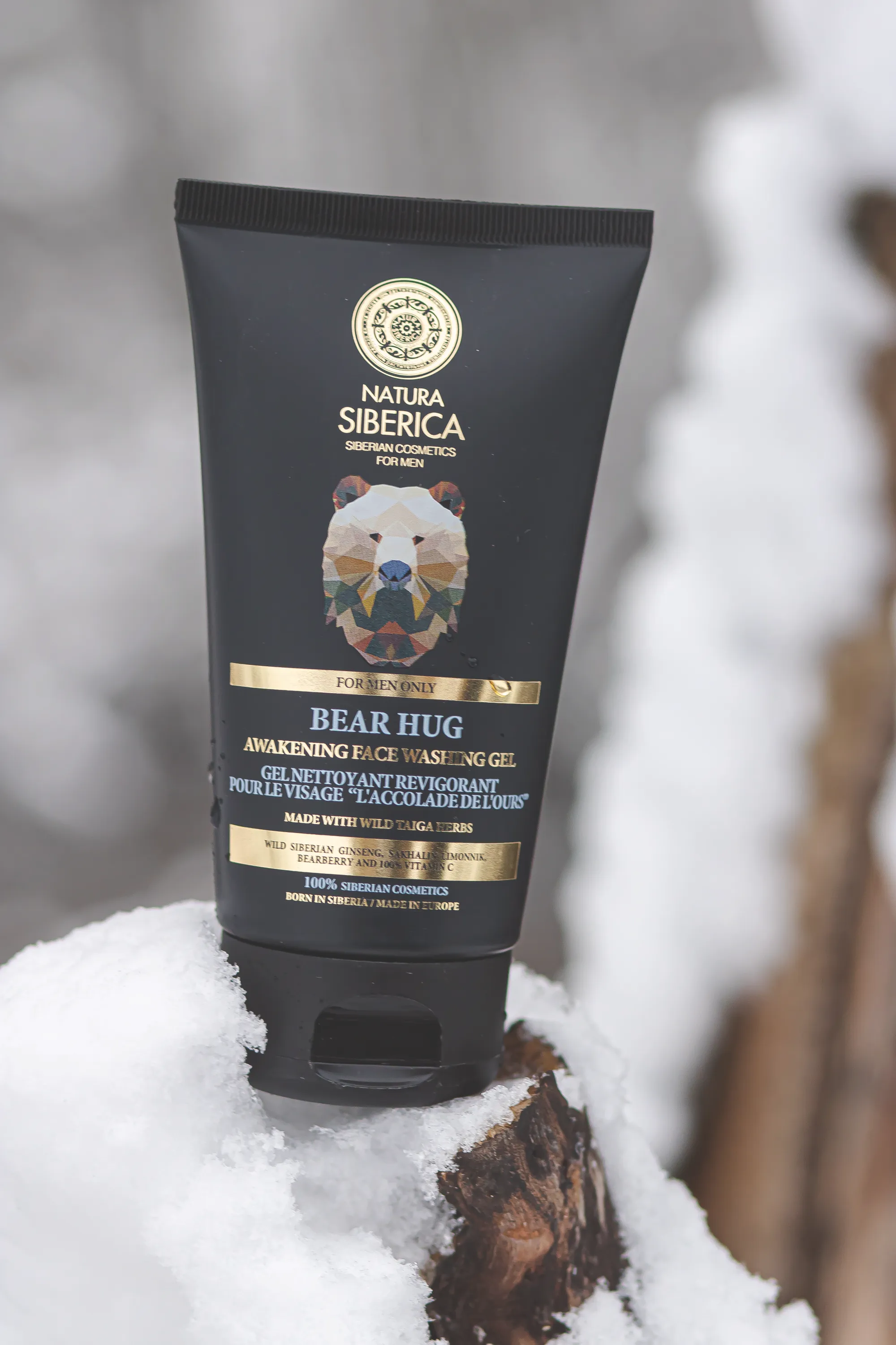 Natura Siberica Gel nettoyant visage L’Accolade de l’Ours-150 ml