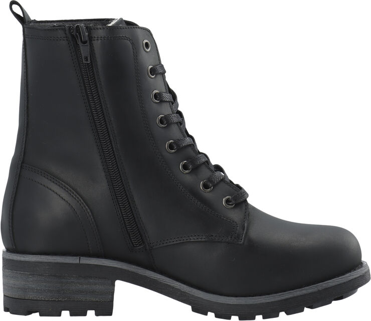 Cashott CASKARLA Lace Boot WR Warm Lining Oil Nubuck Black