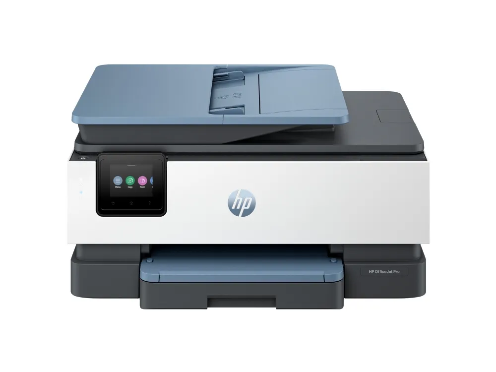 HP Officejet Pro 8125e All-in-One - Multifunktionsprinter - farve - blækprinter - Legal (216 x 356 mm) (original) - A4/Legal (medie) - op til 12 spm (kopiering) - op til 20 spm (udskriver) - 225 ark - USB 2.0, Wi-Fi(ac), LAN - mørk surf blå