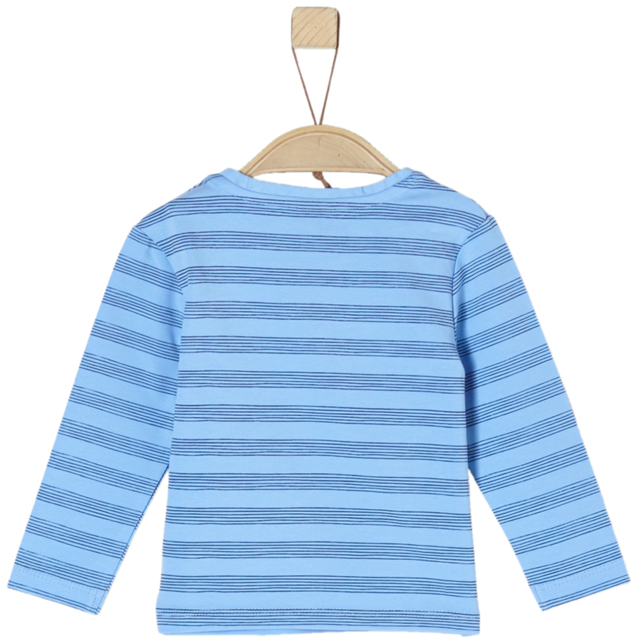 s.Oliver Langarmshirt light blue aop