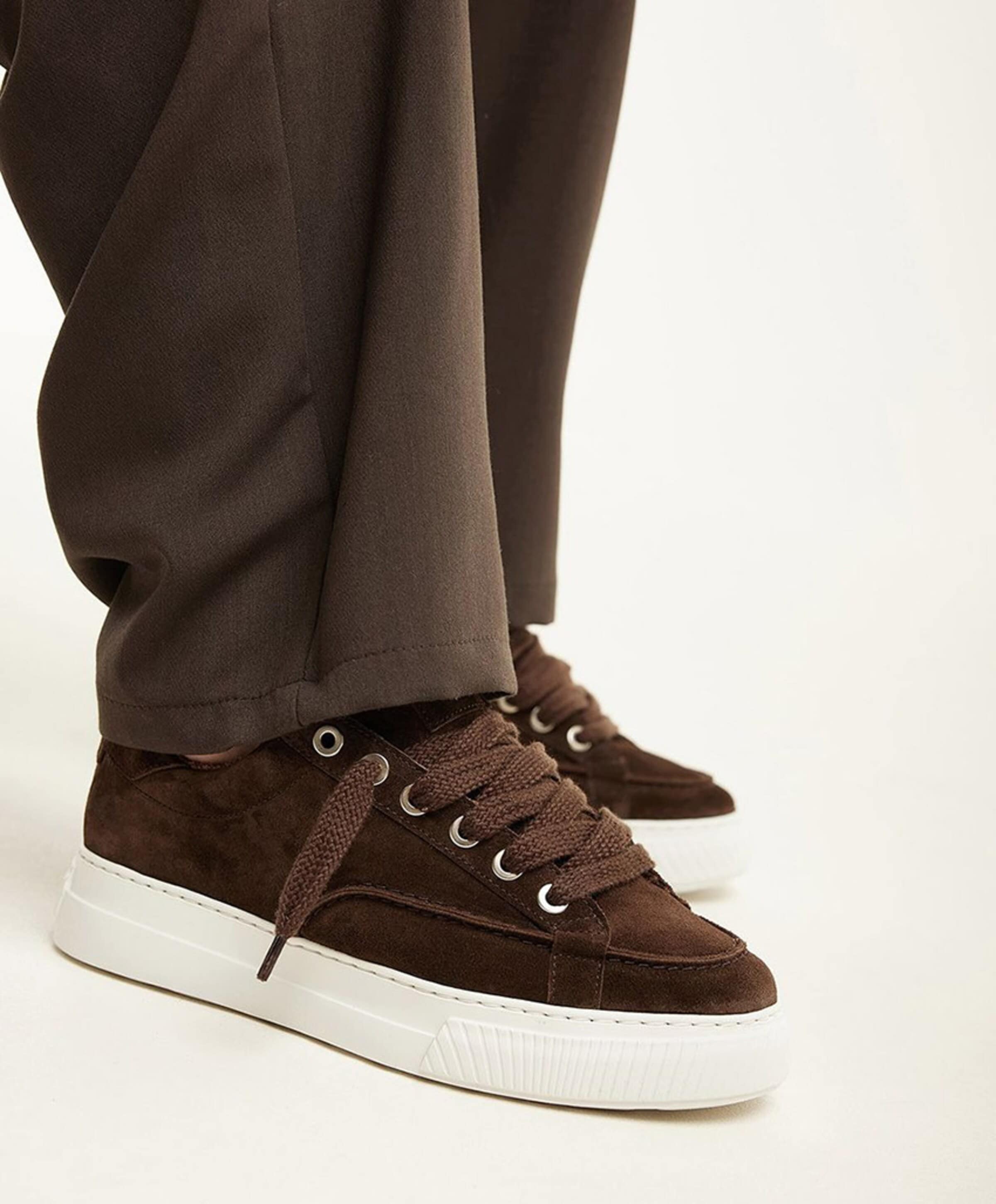 Nubikk Caldera Tora (M) heren sneakers bruin