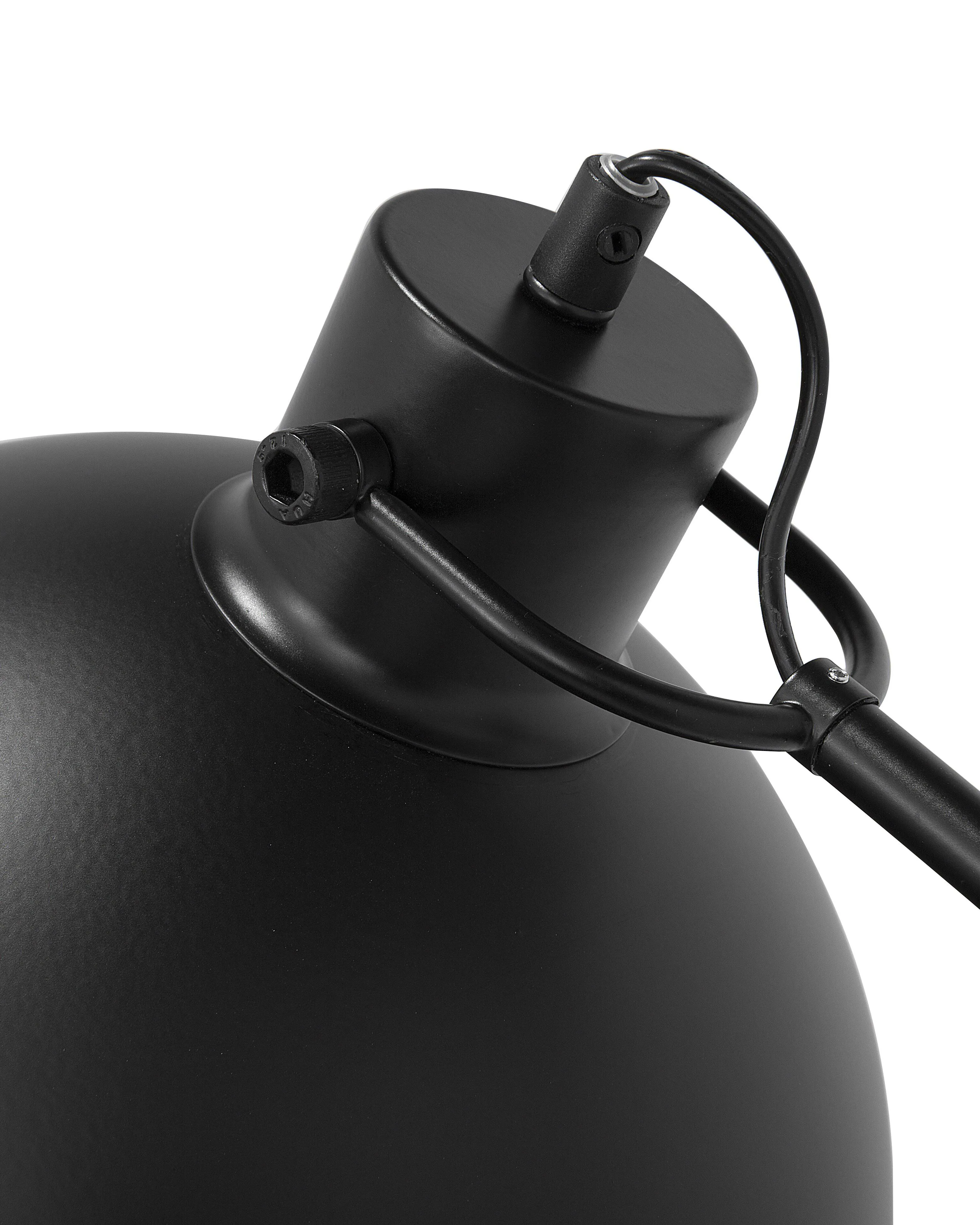 Staande lamp DINTEL Metaal Zwart