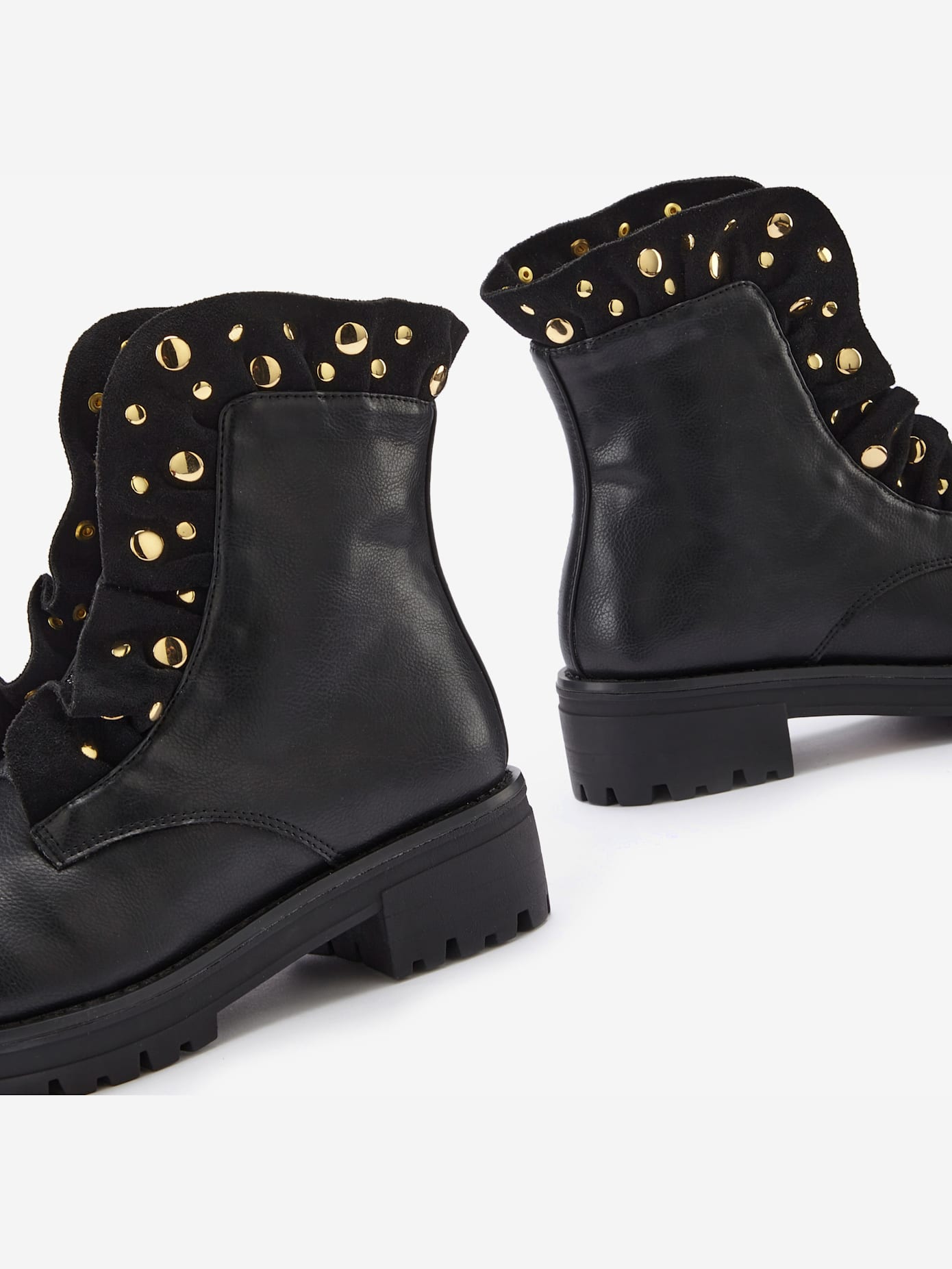Bottes à glissière petites pierres fantaisie tendance