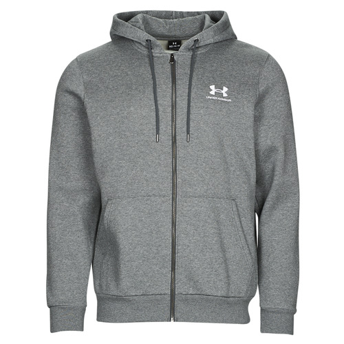Under Armour - UA ESSENTIAL FLEECE FZ HOOD - Gris