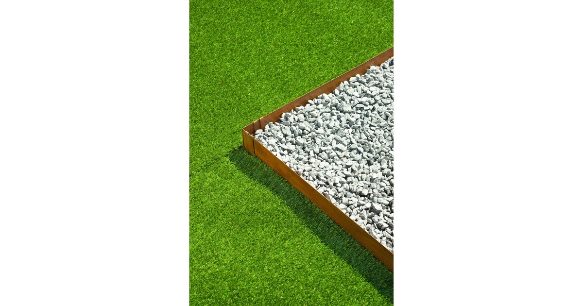NatureBorderrand van Cortenstaal begrenzing  (3x H 10,2 x 91,4 cm, Incl. 4x grondpennen)