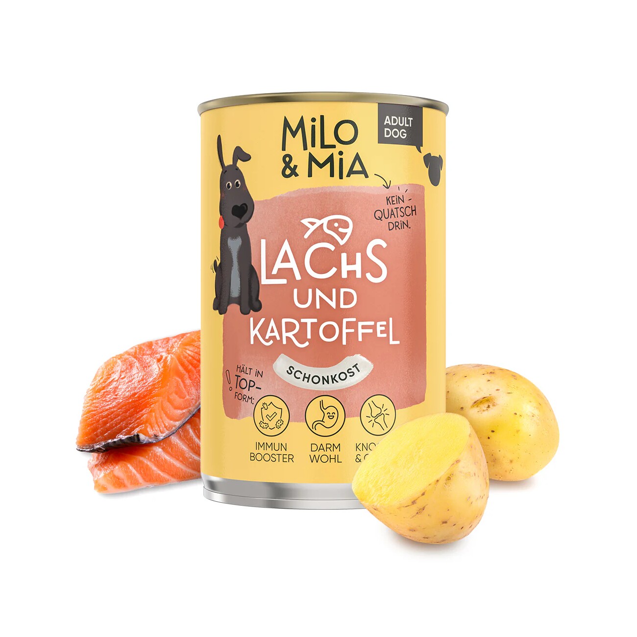 Milo & Mia Lachs & Kartoffel 6x400 g
