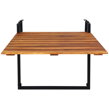 Wakefield balkontafel Valetta teak look metaal 57 x 43 cm