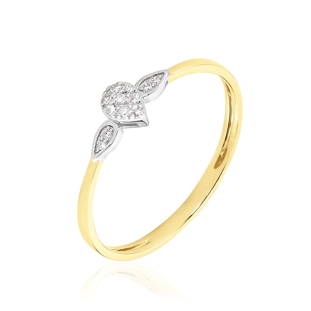 Bague Piers Or Jaune Diamant