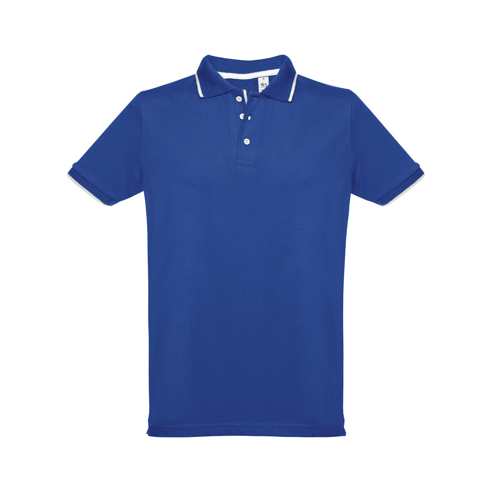 hi!dea 30137 - Polo bicolore en coton pour hommes