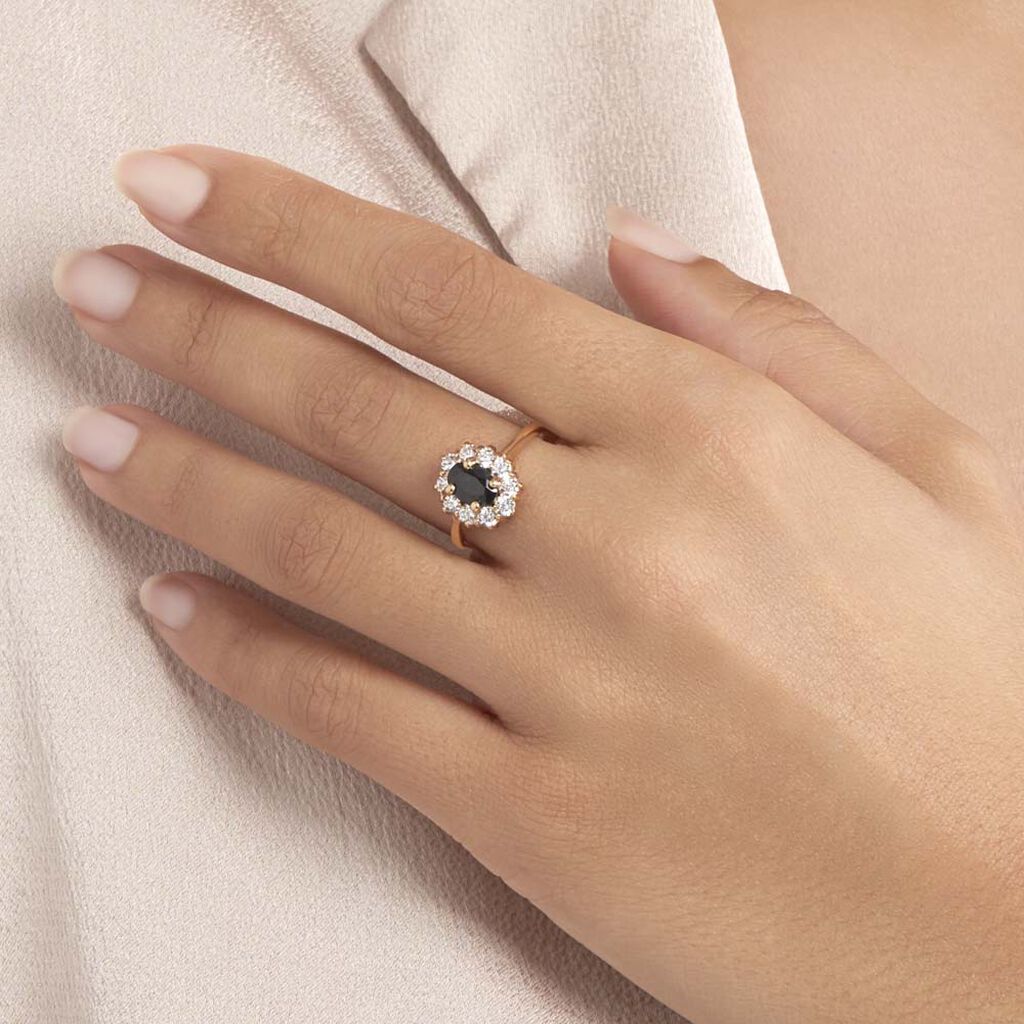 Bague Insaf Plaqué Or Jaune Oxyde De Zirconium