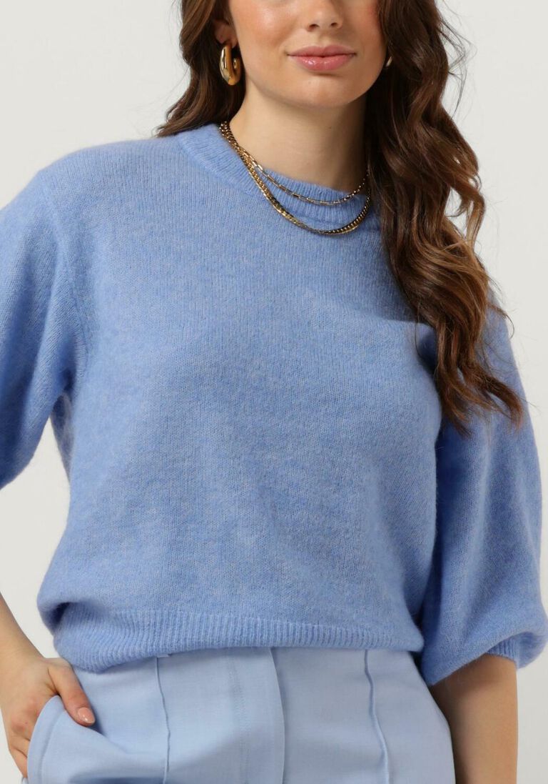 MSCH COPENHAGEN blauwe msch copenhagen trui mschpetrinelle hope 2/4 pullover