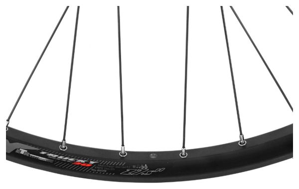Roue vtt 27.5  plus trucky 35 disc arriere noir moy centerlock mt510 12v. microspline (tubeless et tubetype) pour axe traversant 12-142  pour pneu 27.5x2.20-2.80  - jante inter 35mm