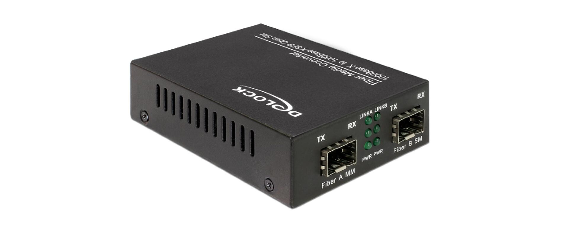 Medienkonverter 1000Base-X SFP zu SFPDelock Medienkonverter 1000Base-X SFP zu SFP
