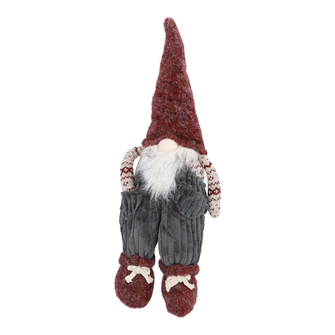 Wichtel Hosentaschen/Schleife, rot, 38 cm