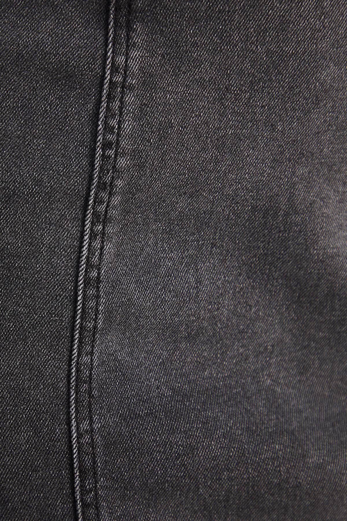 Warehouse Jupe midi en denim à queue de poisson