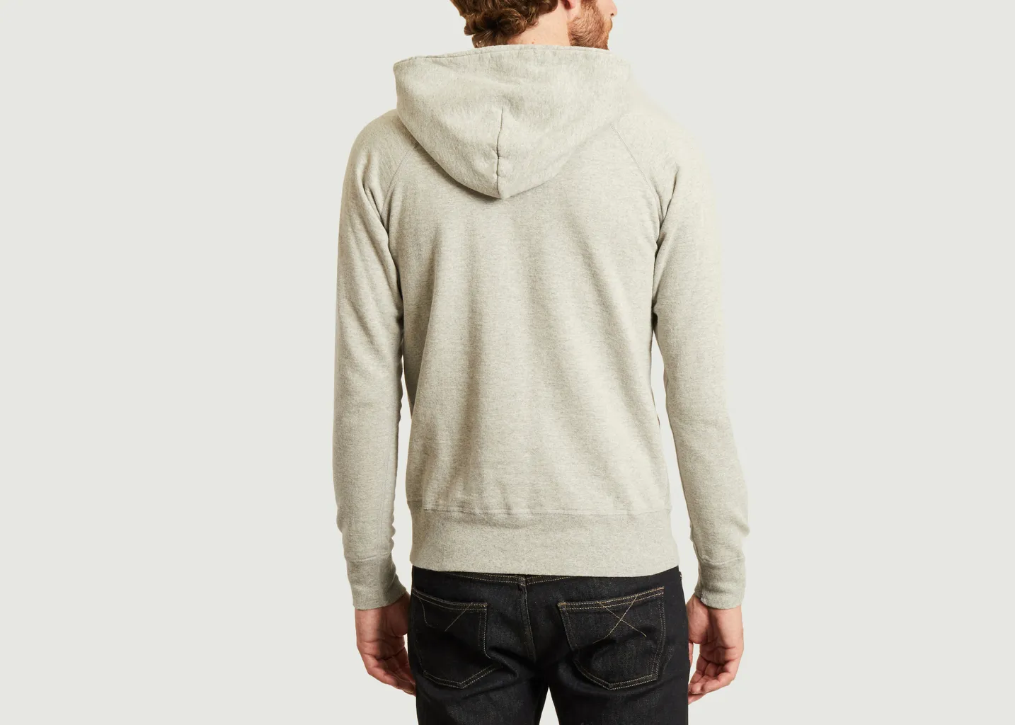 Velva Sheen hoodie gris raglan Velva Sheen