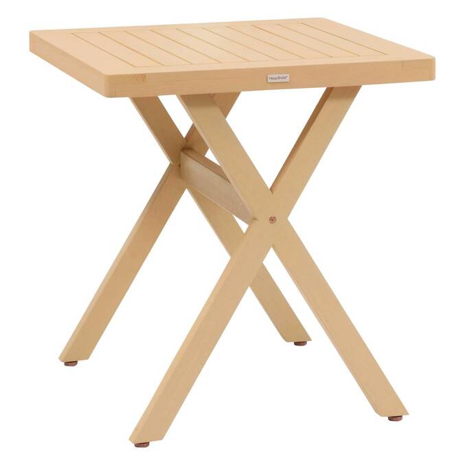 Table de jardin carrée XENIA Eucalyptus