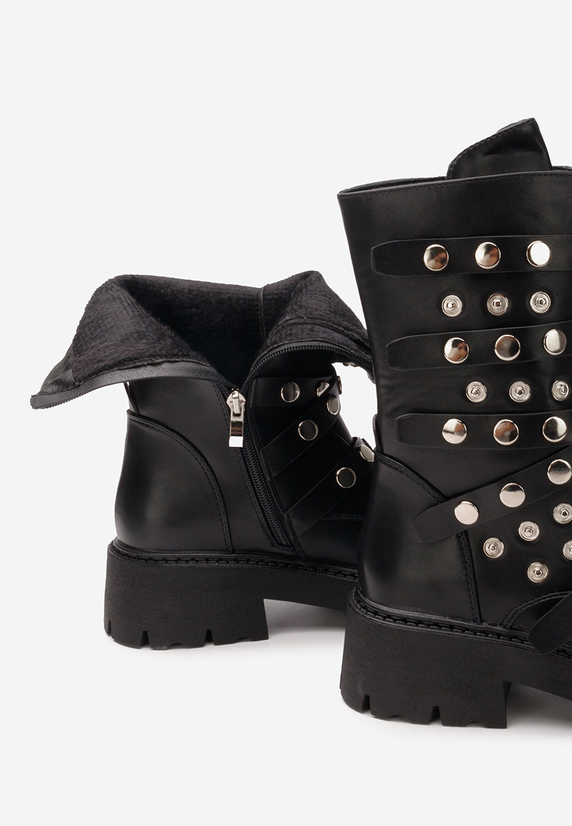 Bottines hautes femme noires Lottie