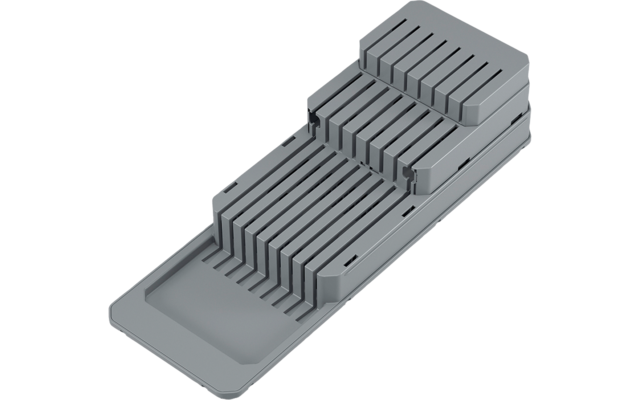 Metaltex Blade-Fit Messer-Organizer Verstellbar mit 3 verschiedenen Ebenen