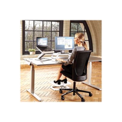 Fellowes Hana - Repose-pieds réglable en hauteur - facilement ajustable - blanc