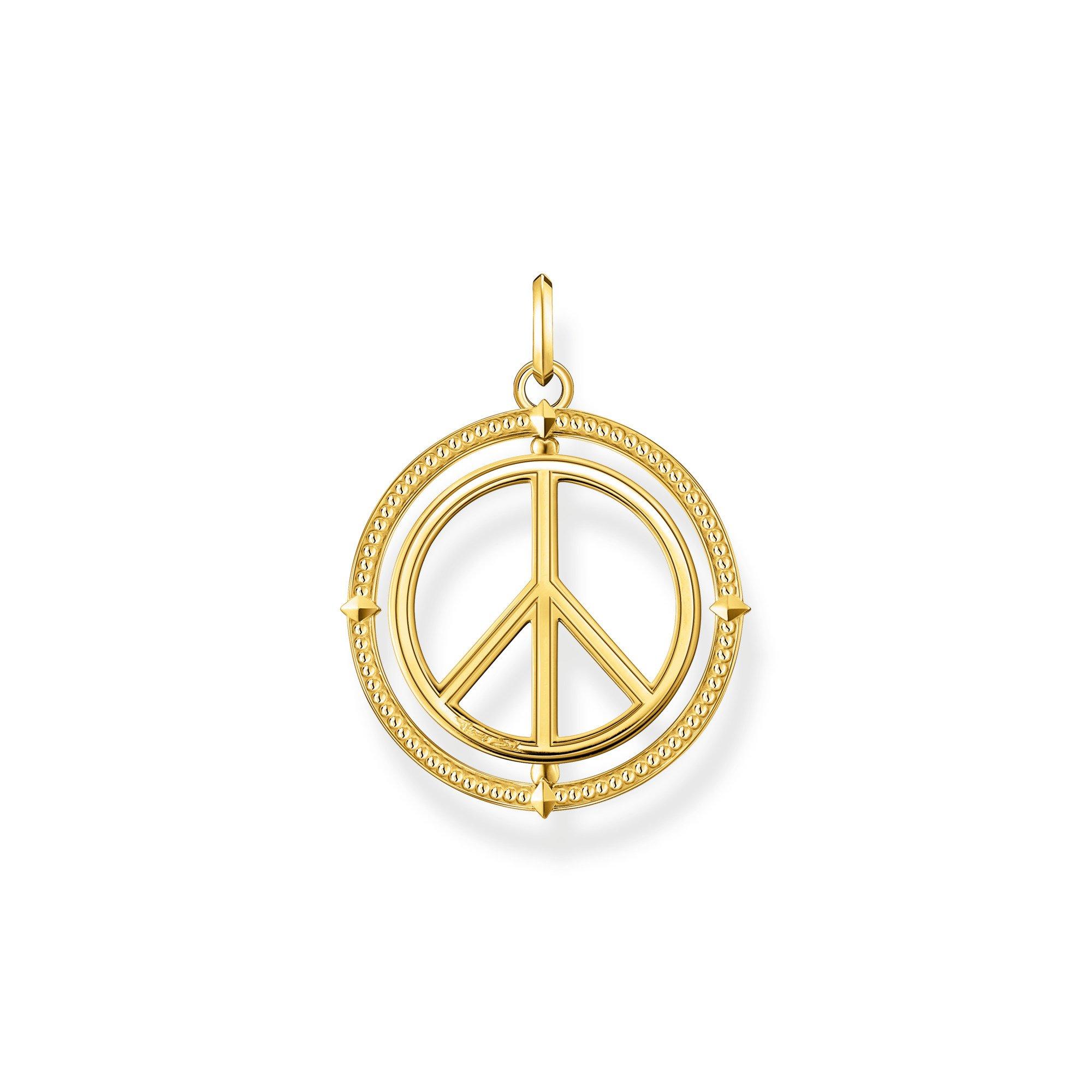Thomas Sabo Charm Peace Pendant with Colourful Stones