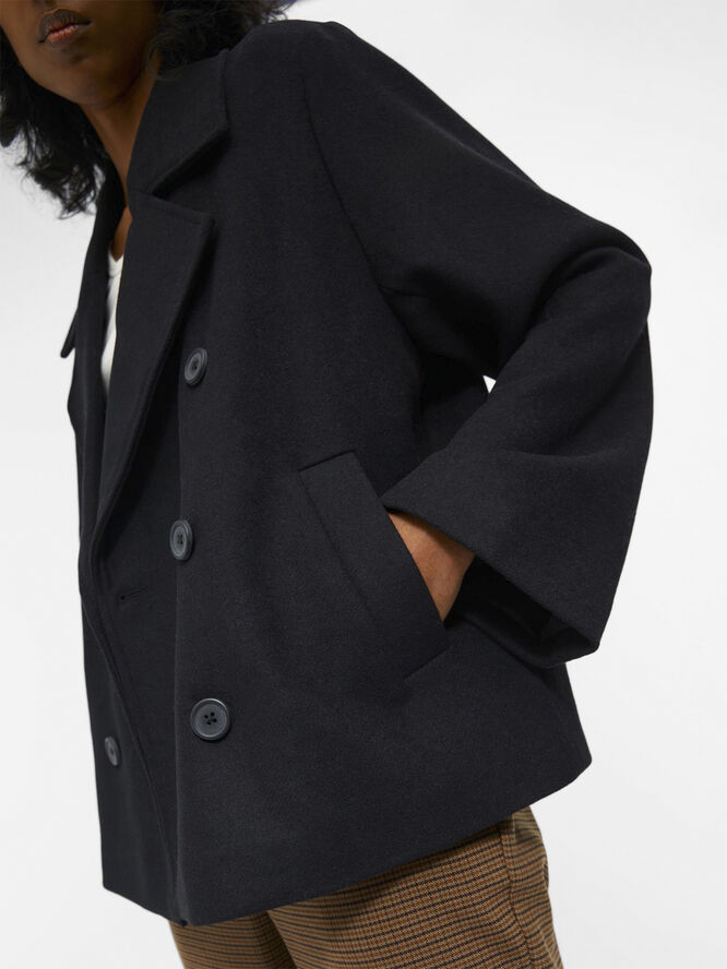Object OBJKEILY SHORT JACKET NOOS Black