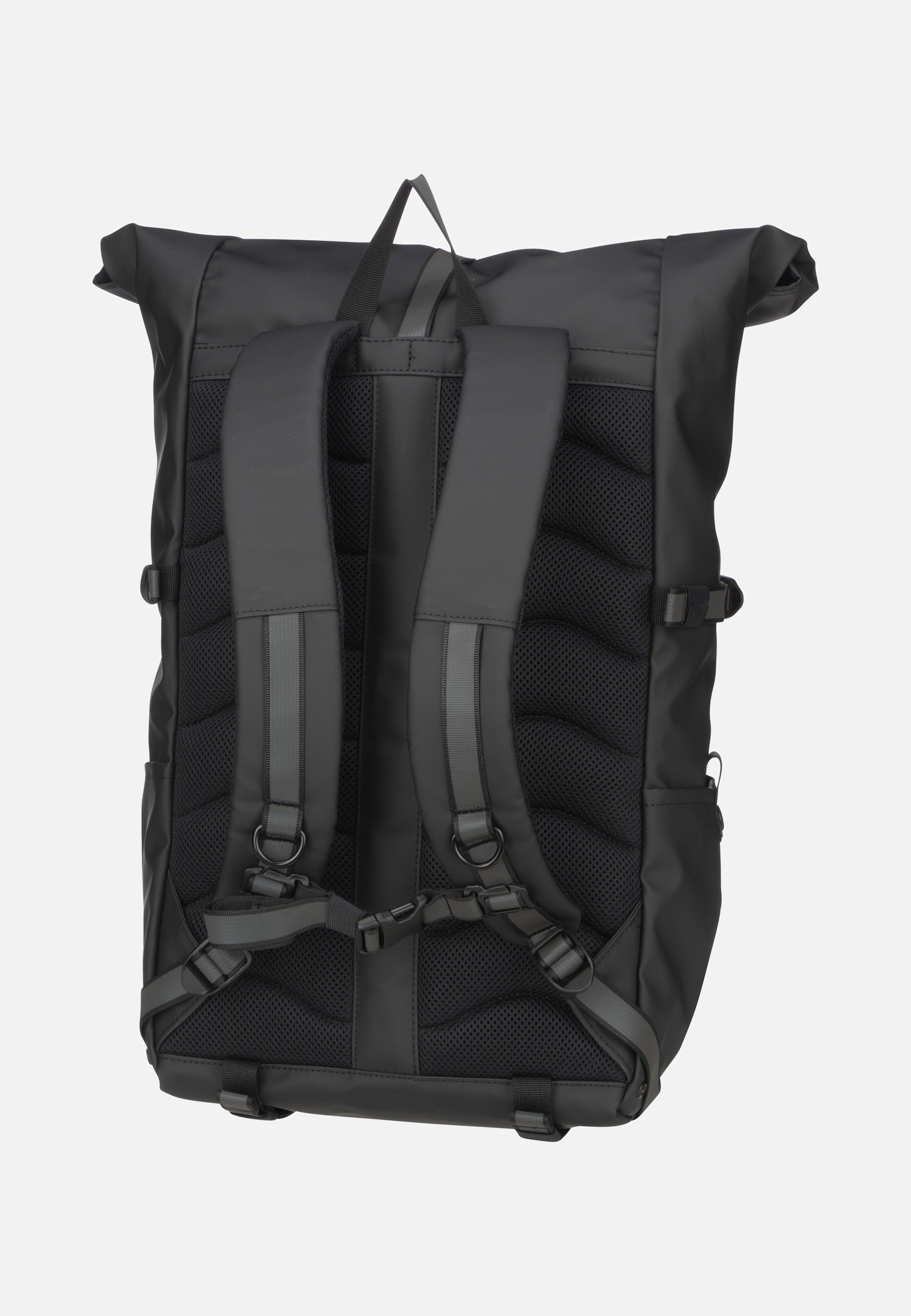Ruben 2.0 Black - Rolltop Rucksack