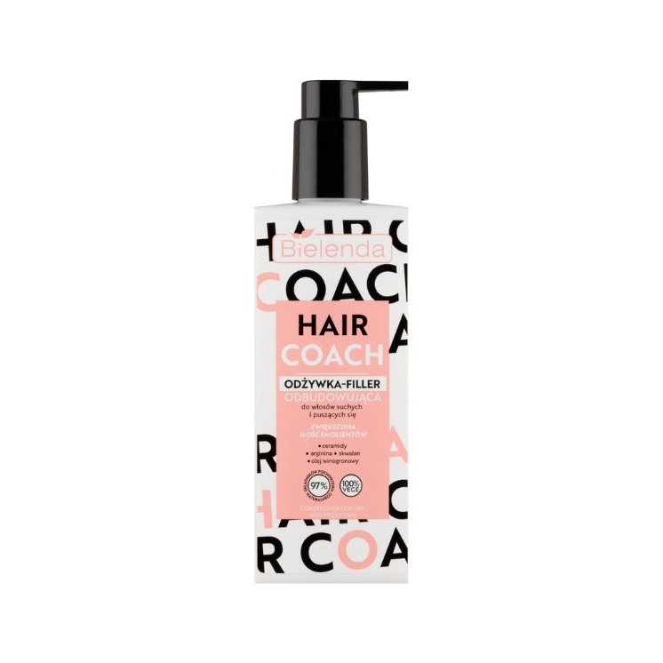Bielenda Hair Coach verbouwing Conditioner-filler voor droog en pluizig haar 280 ml