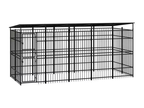 Chenil cage enclos pac noire 480 x 192 x 200 cm 02_0041771