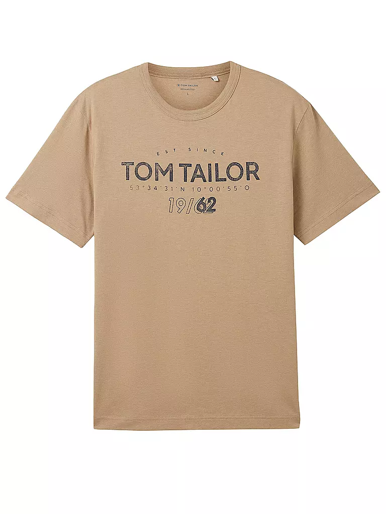 TOM TAILOR T-Shirt  camel