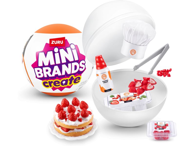 Zuru Master Chef Mini Brands Series 1 assortiert Miniaturgerichte in Überraschungsball