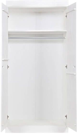 Connect - 2 Drs - Strokendeur Wit - Massief Grenenhout - Praktisch Interieur