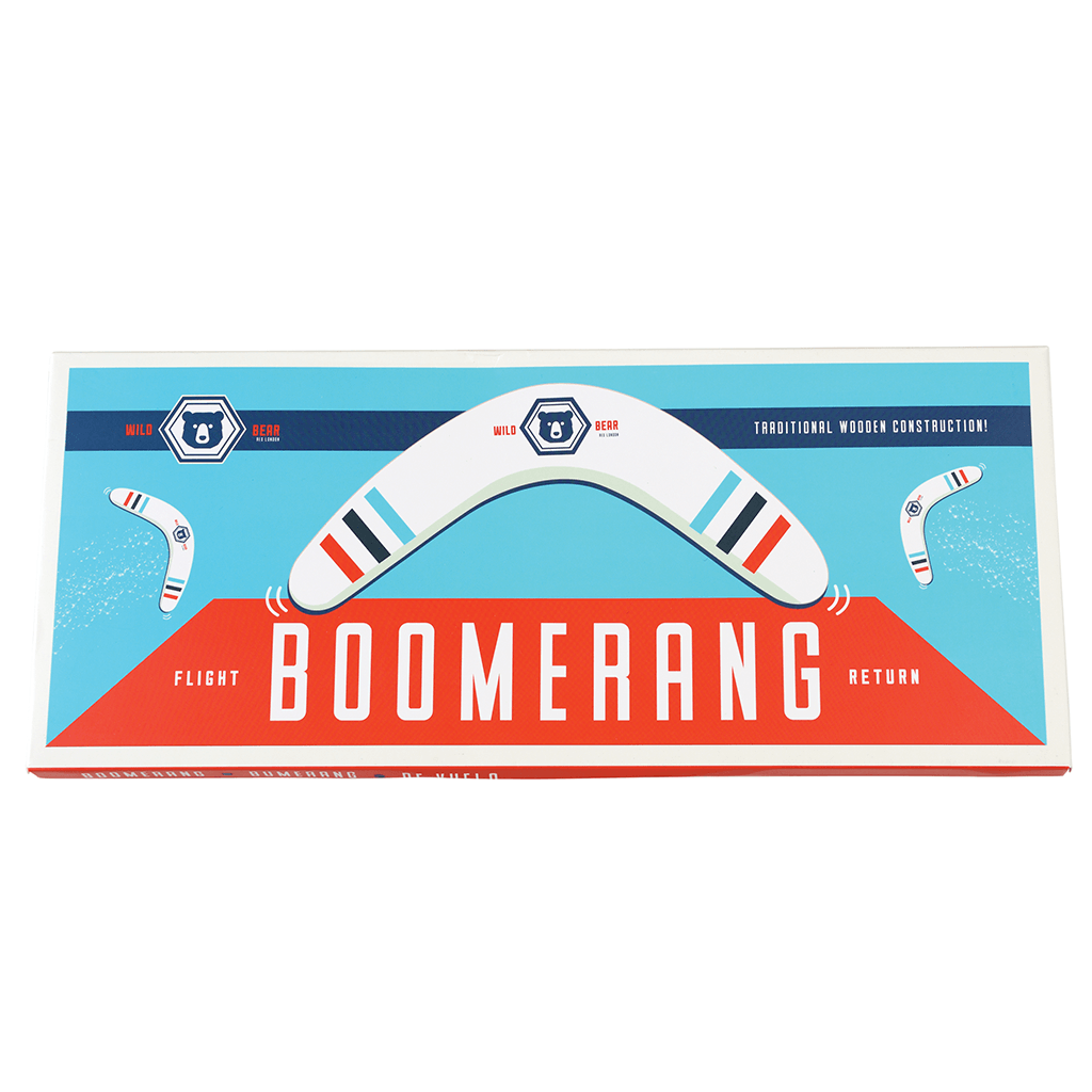 Boomerang en bois Rex London
