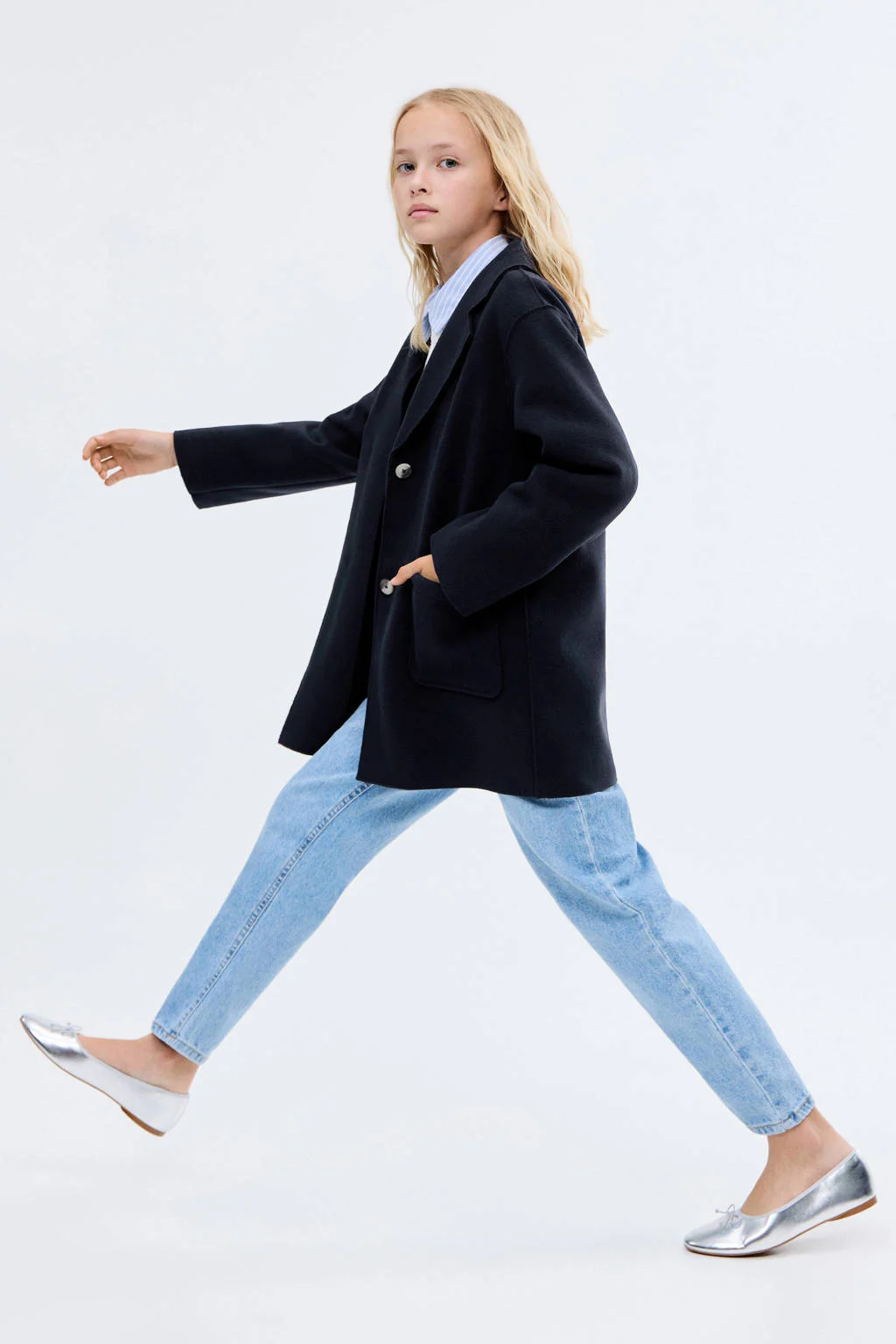 Mango Kids manteljas marine
