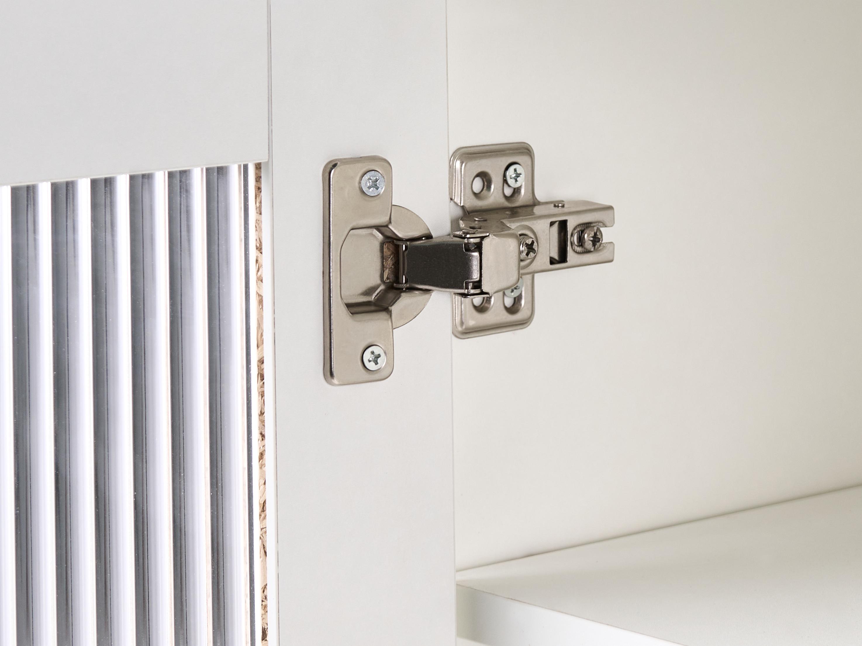 Schoenenkast GRIFFITH met LED-verlichting Wit