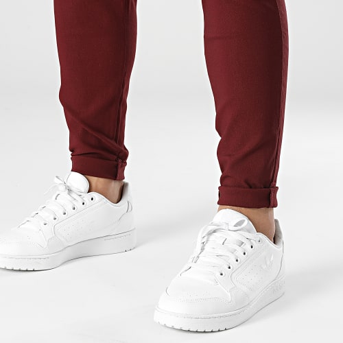 Lot De 2 Pantalons Chino Beige Bordeaux
