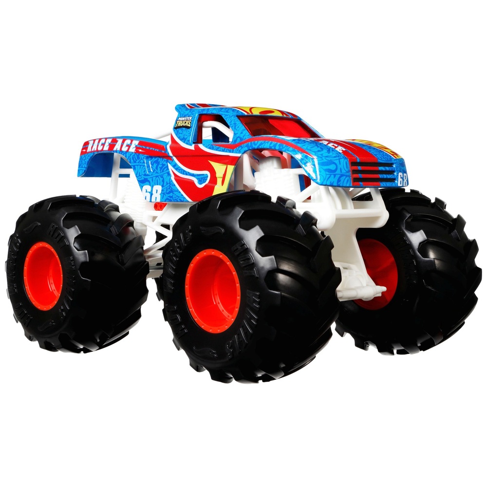 Hot Wheels Monster Trucks im Maßstab 1:24 – Race Ace Die-Cast-Spielzeugfahrzeug