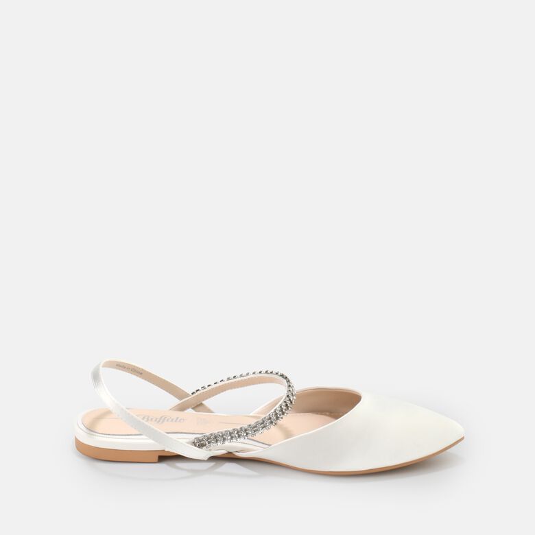 Emilia ballerines, ivoire