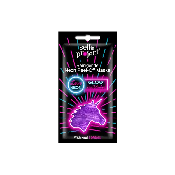 Reinigende Neon Peel-Off Maske #Glow in Violet