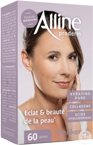 Alline Proderm Éclat & Beauté De La Peau 60 Gélules